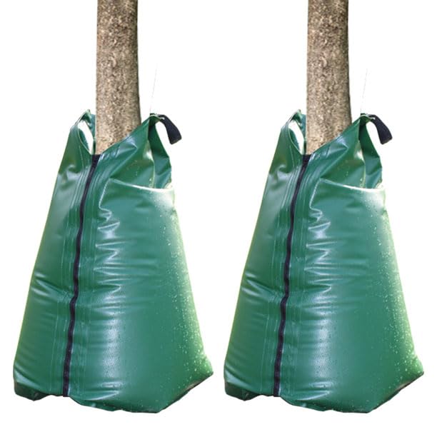 Tree Watering Bag, 20 Gallon Slow Release Tree Watering Bags-Drip Irrigation Bag for Newly Planted or Established Trees (2 Packs)