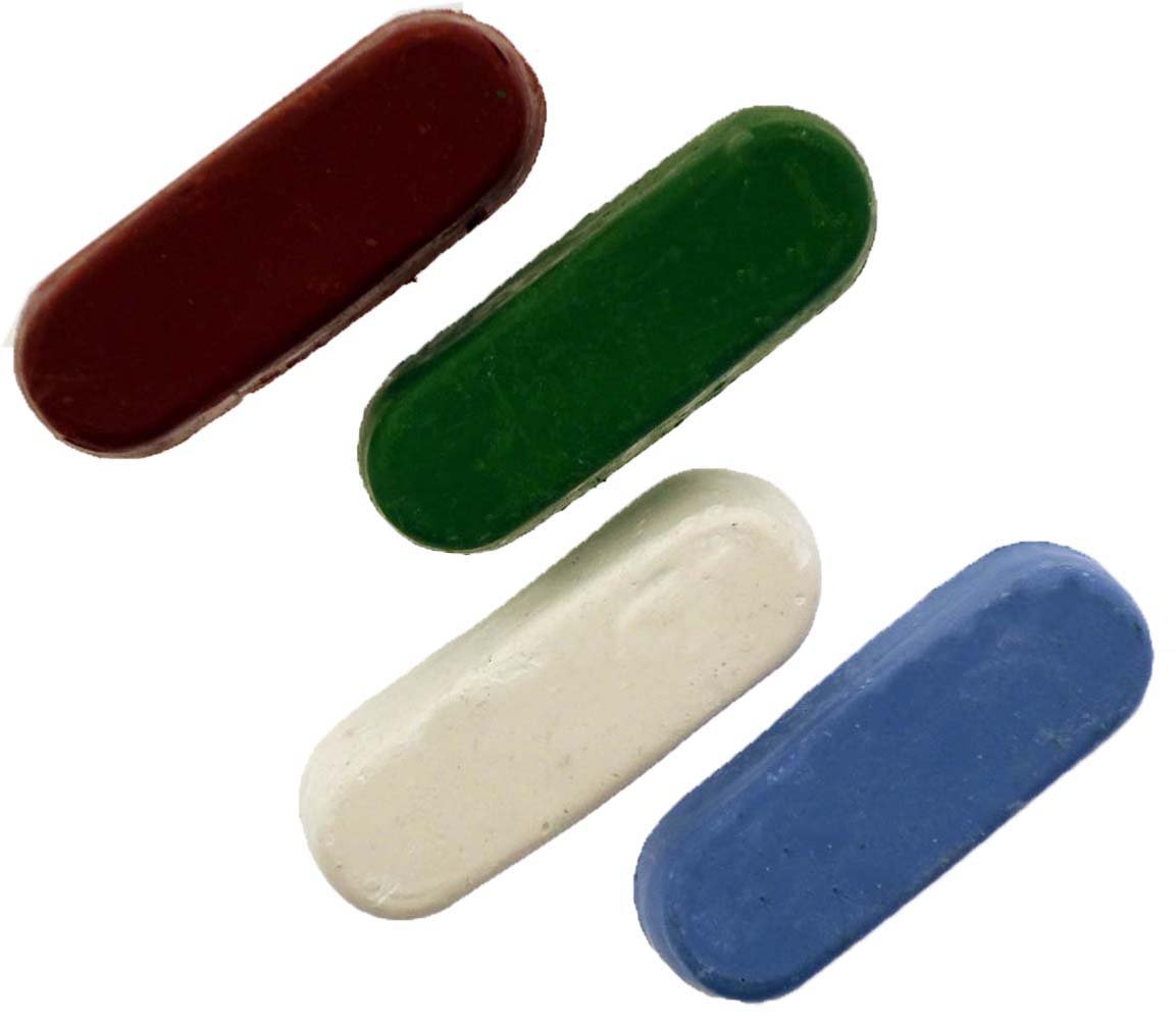 JEWEL TOOL Jeweler's Rouge Set | Premium 4-Color Set for Metals & More | 2.25