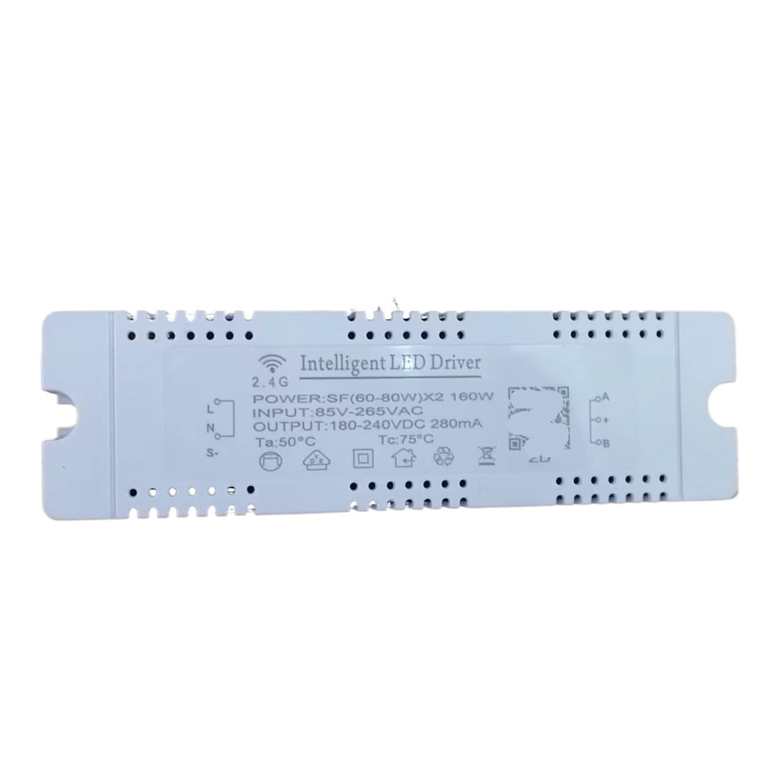 Adaptateur de pilote intelligent 2.4G pour luminaire 60-80W X2