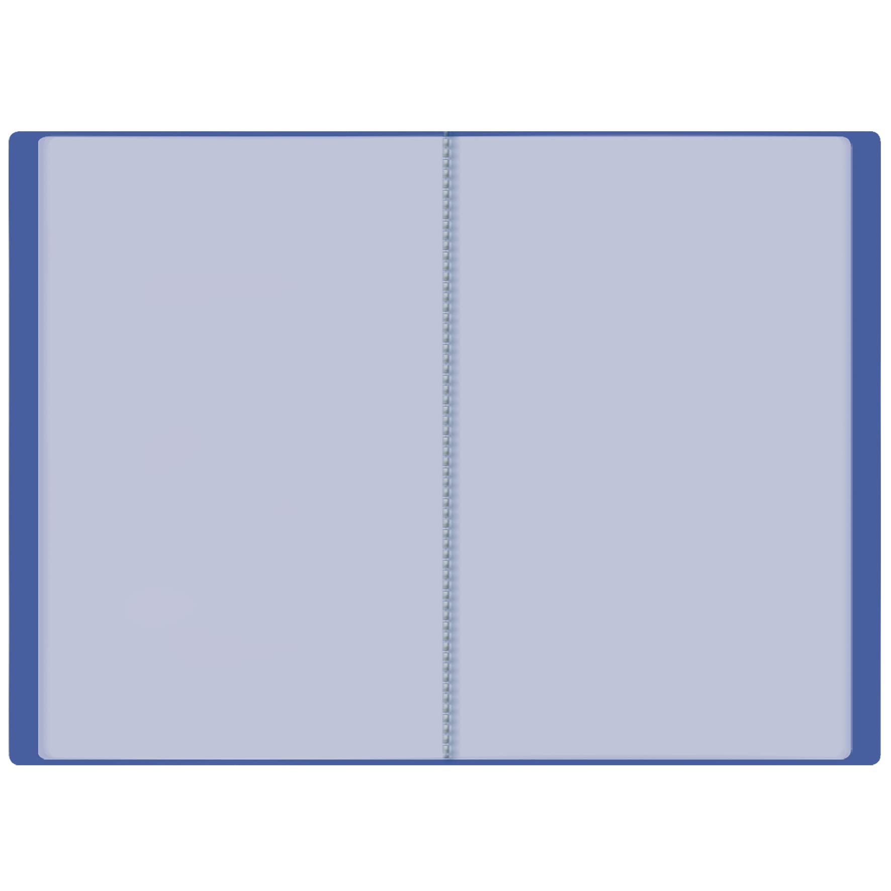 Roth Dolphin Modern A4 Folder, Blue/Pink with 10 Transparent Pockets, Glitter Effect, Indelible, Document Organizer - Image 2