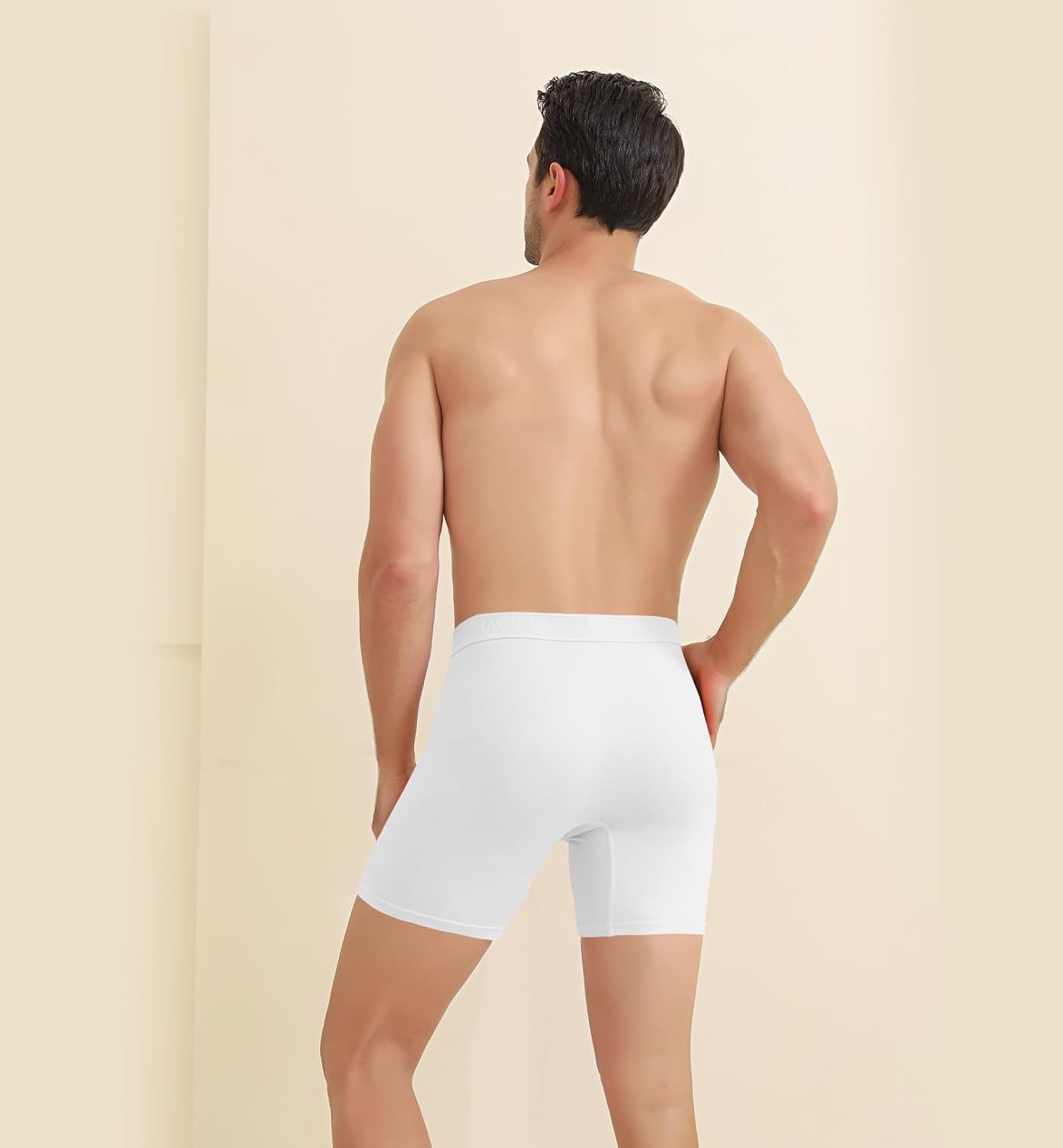 HAVVIS Men's Performance Underwear Boxer Briefs Soft Comfortable Bamboo Viscose Underwear for Men Multipack - Image 3