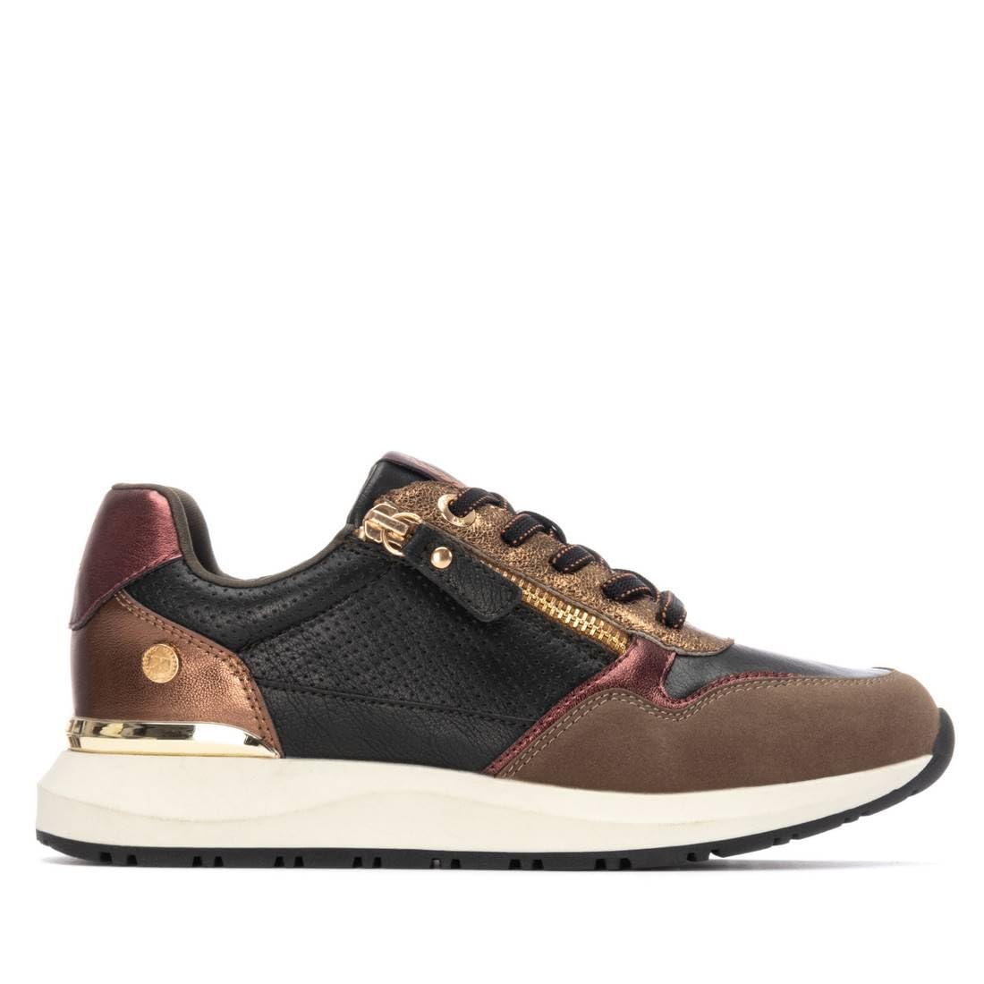 XTI - Zapatilla Mujer Kaki - Calzado Cómodo y Versátil - Moda Casual - Modelo 14421803 (Talla 38)