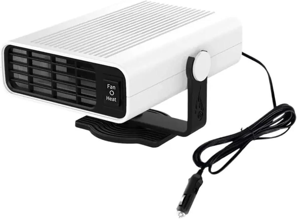 Calefactor Eléctrico Portátil para Auto 12V Convector con Protección