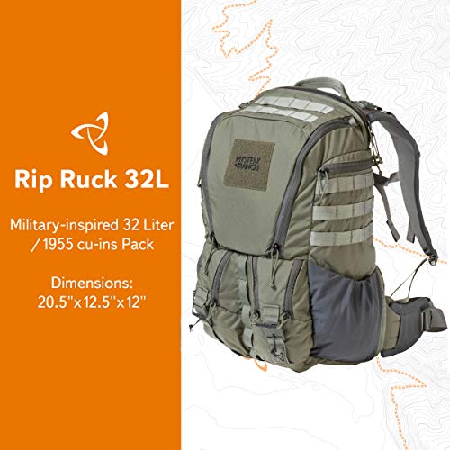 Mystery Ranch Rip Ruck 32 Backpack - Military Inspired Tactical Pack, L/Xl, Foliage #TOP2