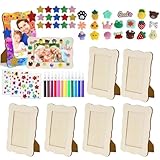 Parfait pour les cadeaux et les décorations DIY : que ce soit comme cadeau de couleur bois à faire soi-même ou pour votre propre décoration, ce kit de cadres photo en bois pour enfants offre de nombreuses possibilités créatives. Les enfants peuvent personnaliser leur cadre, insérer des photos ou des œuvres d'art, créant ainsi des bijoux uniques pour la maison ou comme cadeau pour les parents, les grands-parents ou les amis.