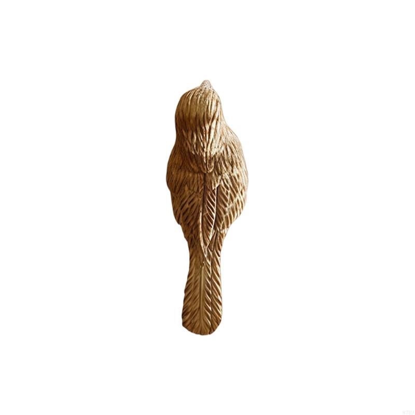 Brass Curtain Tieback Hook Curtain Tiebacks Holdbacks Metal Hooks Pull Backs Tie Wall Mounted Holders(Small bird)