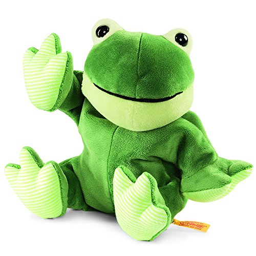 Preisvergleich Produktbild Steiff 239120 - Cappy Frosch Wärmekissen, Plüschtier, 22 cm, grün