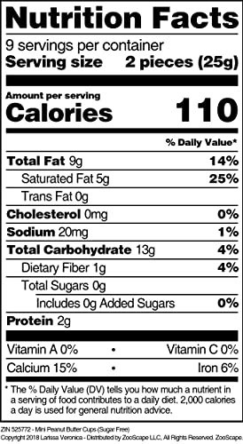 Mini Peanut Butter Cups (Sugar Free) (8 oz, ZIN: 525772) - 2 Pack image 5