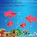 FTVOGUE Aquarium Decoration Artificial Silicone Small Fish Ornament - Funny