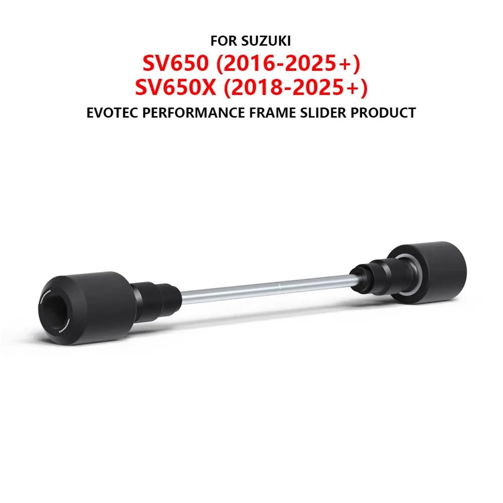 Osłona łańcucha wahacza Motocykl Przedni Tylny Widelec Osi Crash Slider Pasuje Do SUZUKI SV 650 SV650X 2016-2025 Akcesoria Antykolizyjnego Slidera osłona tylnego wahacza(Frame Slider)
