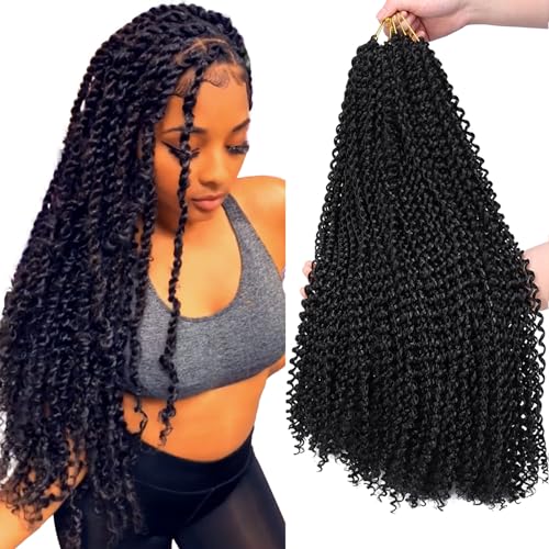 Dorsanee Passion Twist Hair 22 Inch 7 Packs Water...