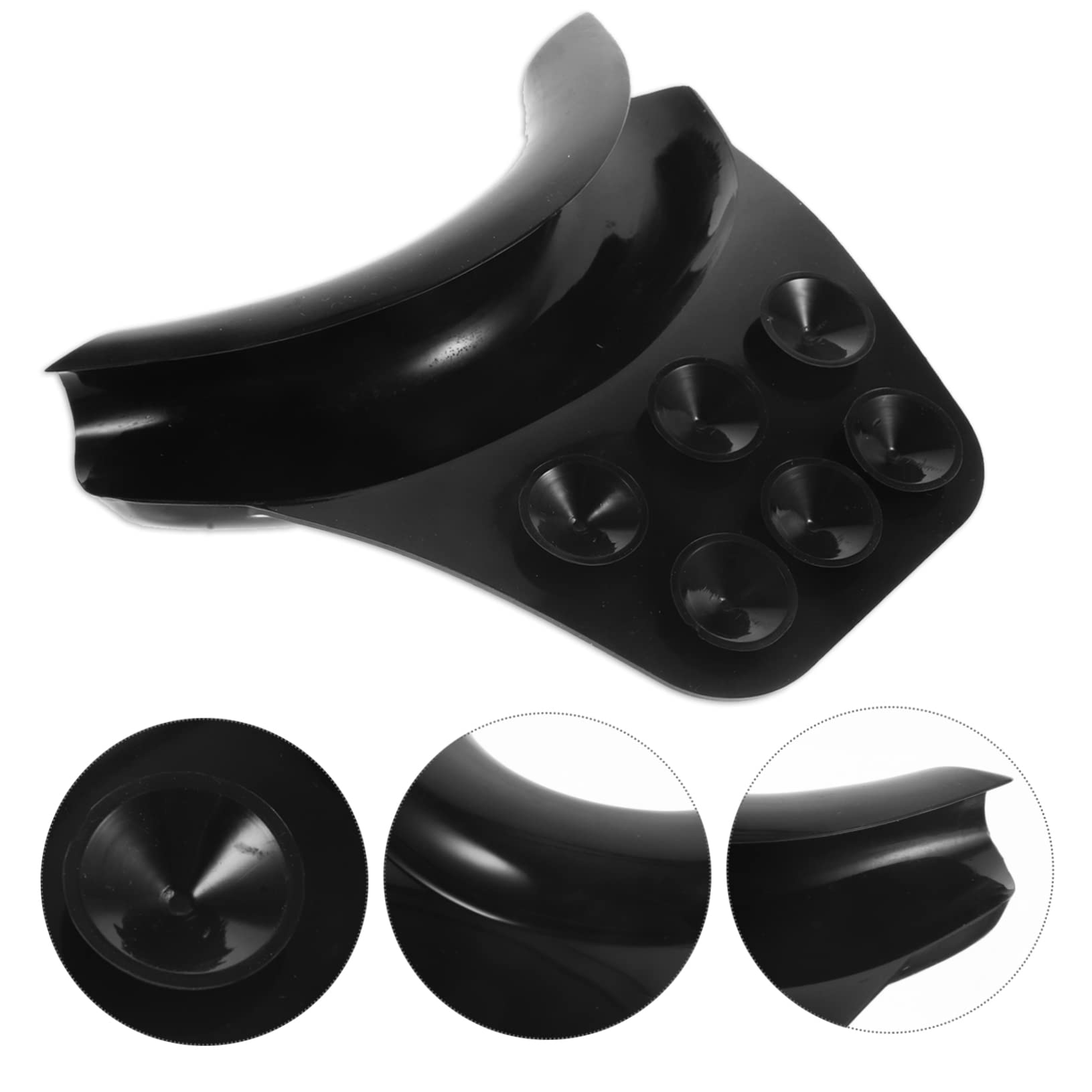 VICASKY 3pièces Repose-Nuque Silicone avec Ventouse Coussin De Soutien pour Lavage Cheveux Salon Accessoire Portable pour Confort Optimal