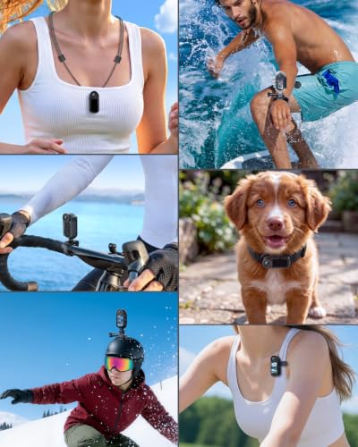 Yonvim 4K Mini Body Camera 1.5" Screen with EIS Action Camera for Vlogging - image 6