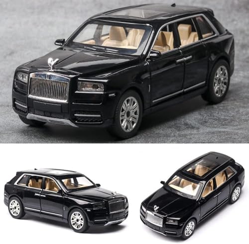 Image of VARIYA ENTERPRISE Exclusive Alloy Metal Pull Back Die-Cast Car Diecast Metal Pullback Toy Car with Openable 6 Doors,Light Music Boys Gifts Toys (1:24 Rolls-Royce Cullinan-Multicolor)