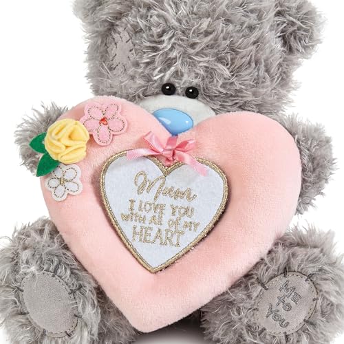 Me to You Tatty Teddy Luxury Boxed 'Mum' Plush Bear 19cm High - Official Mother's Day Signature Collection, Grey - Image 2