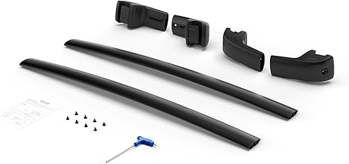 Miniatura 8 de FLYCLE Barras transversales de techo para Jeep Renegade 2015-2024 con cerradura, barras transversales de carga de aluminio para automóvil, equipaje,