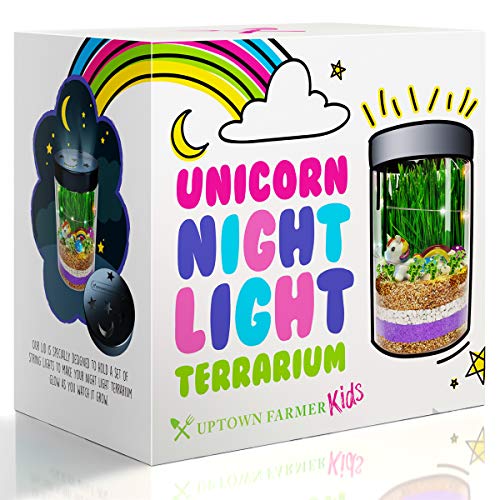 Unicorn Terrarium Kit for Kids – Girls or Boys Science Kits Stem Gifts