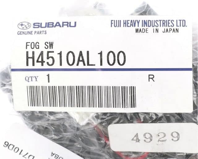 Subaru OEM New 2015 Compatible Outback Wagon Limited Fog Light Lamp Switch H4510AL100