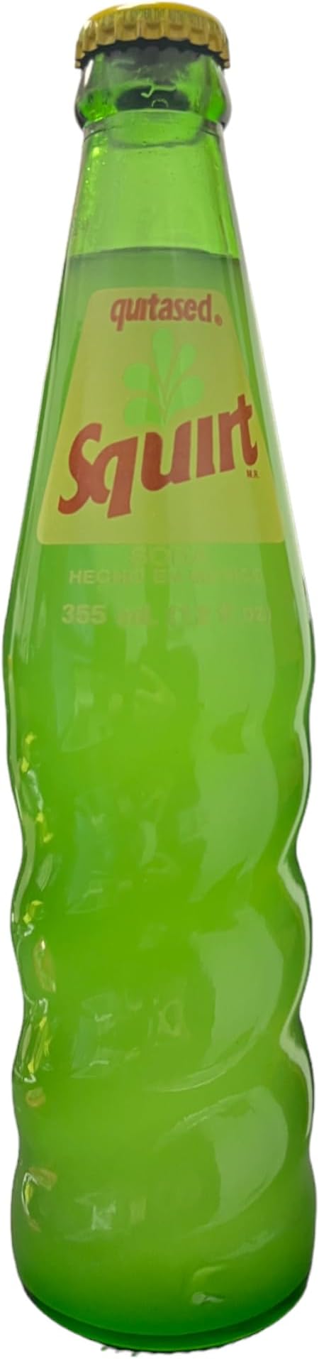 Soda Soft Drinks Citrus Bundle - Includes 6 Glass Bottles of Soda Squirt Soft Drink, 12 oz each (Total of 72 Fl Oz) - Caffeine-Free Soft Drinks, Hecho En Mexico - Squirt Soda Bundle by Despensa Colombiana