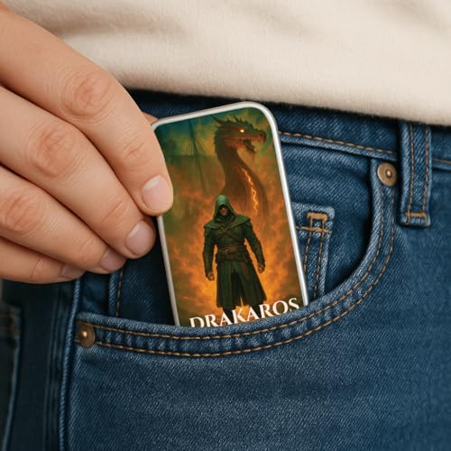 Image of Solid Perfume for Men Duo - Drakaros & Rogue | 10g x 2 (20g Total) | Long-Lasting Alcohol-Free Solid Cologne | Aromatic Citrus & Warm Vanilla Fragrance | Pocket Travel Perfume Balm for Men