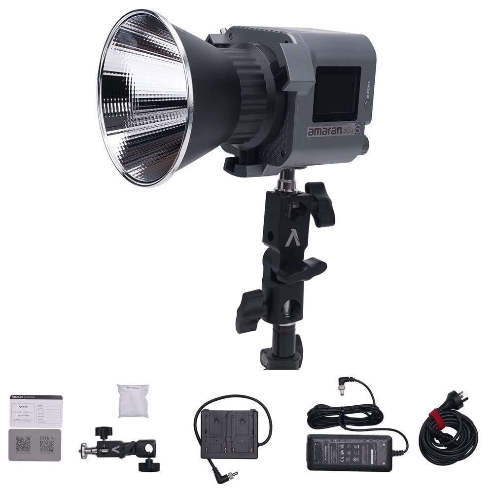 Aputure Amaran 60d S LED Video Light,Upgraded from Amaran 60d,COB