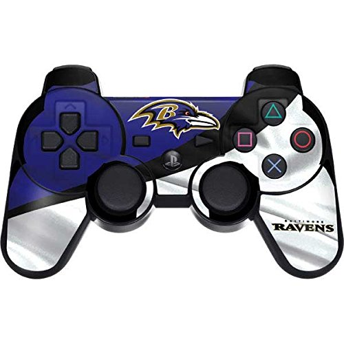 Skinit Decal Gaming Skin Compatible with PS3 Dual Shock Wireless Controller - Officially Licensed NFL Baltimore Ravens Design