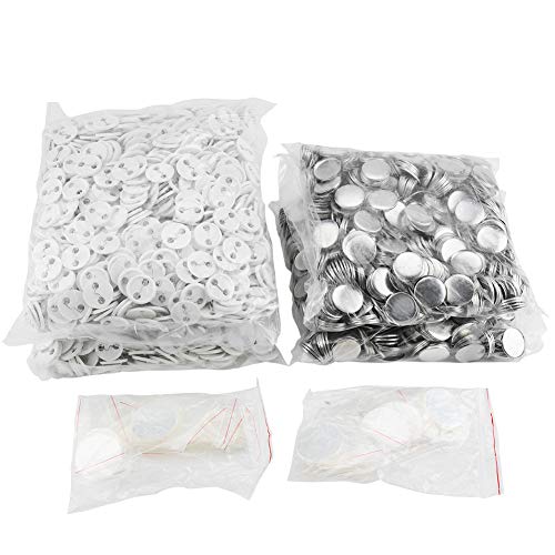 25mm/ 32mm Blanco Botón, Insignias de pin en blanco, botón, consumibles de Insignia Piezas Consumibles para Pro Button Maker Pro Fabricante de Botón (25mm)