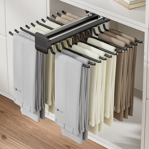 Canne de garde-robe rétractable multifonction pour optimiser et suspendre ses vêtements - 2
