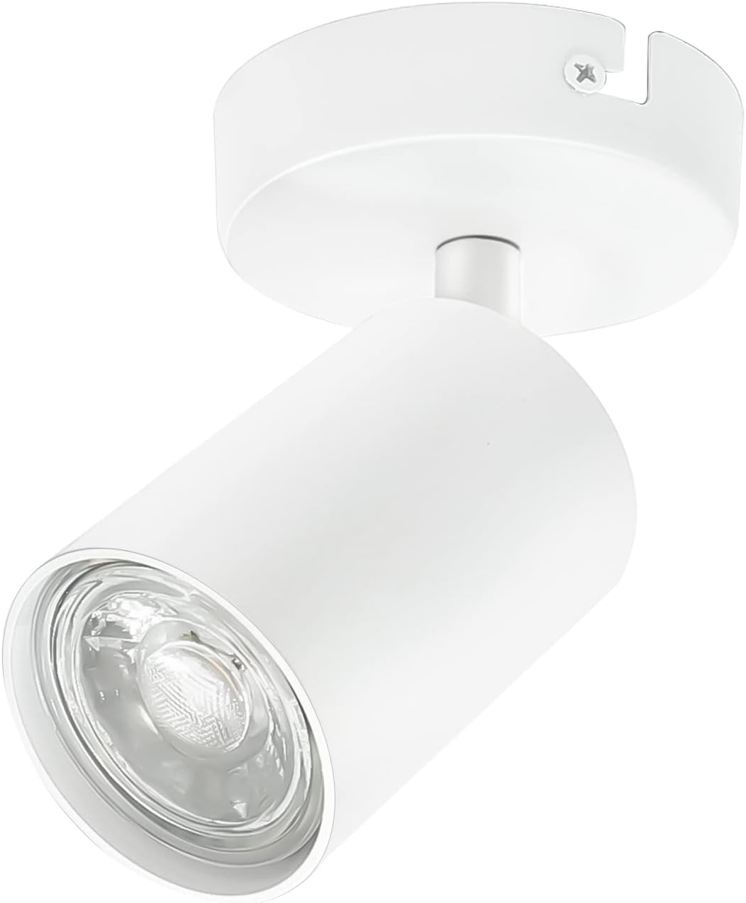 LED-Spotschwenkbare Deckenleuchte Retro Weiß – GU10, Modern, Schwenkbar Von B.K.Licht