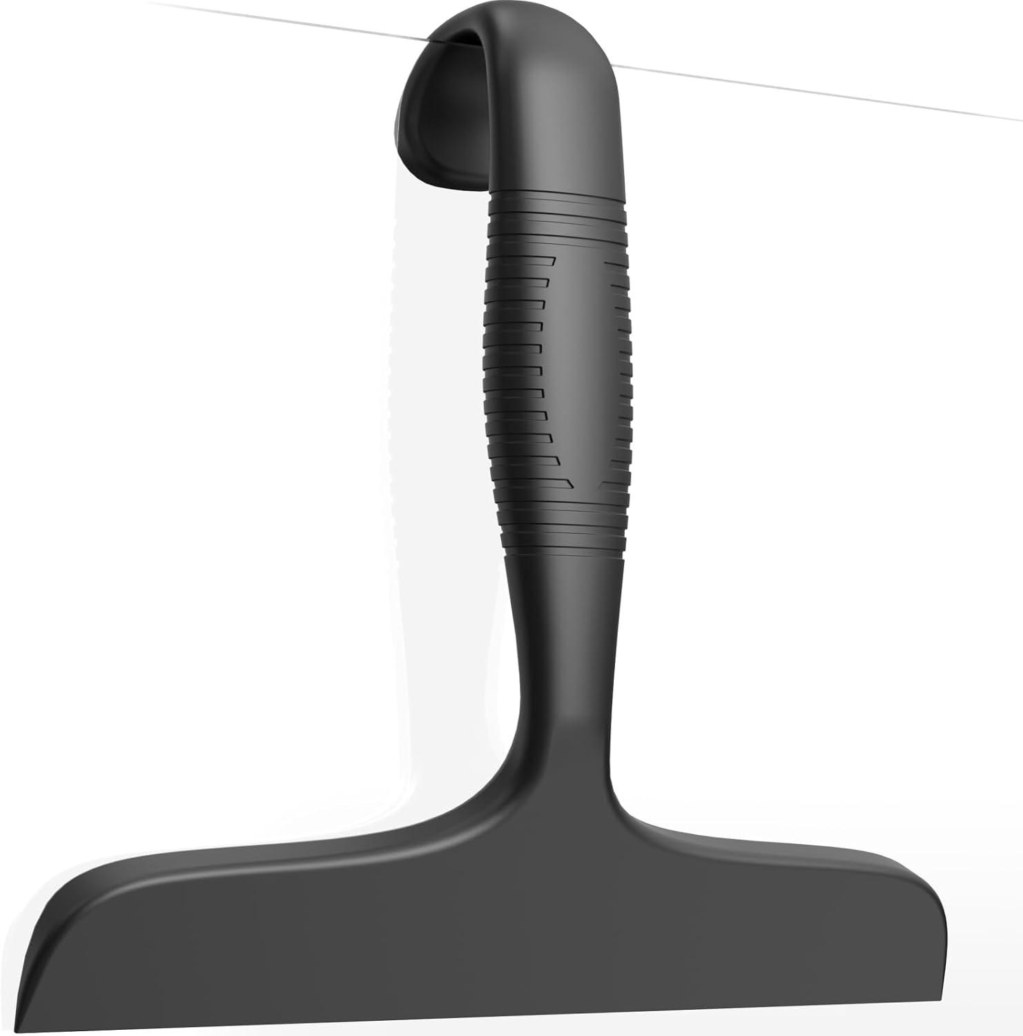 Window Squeegee for Shower Doors, Bathroom, Mirror, Black