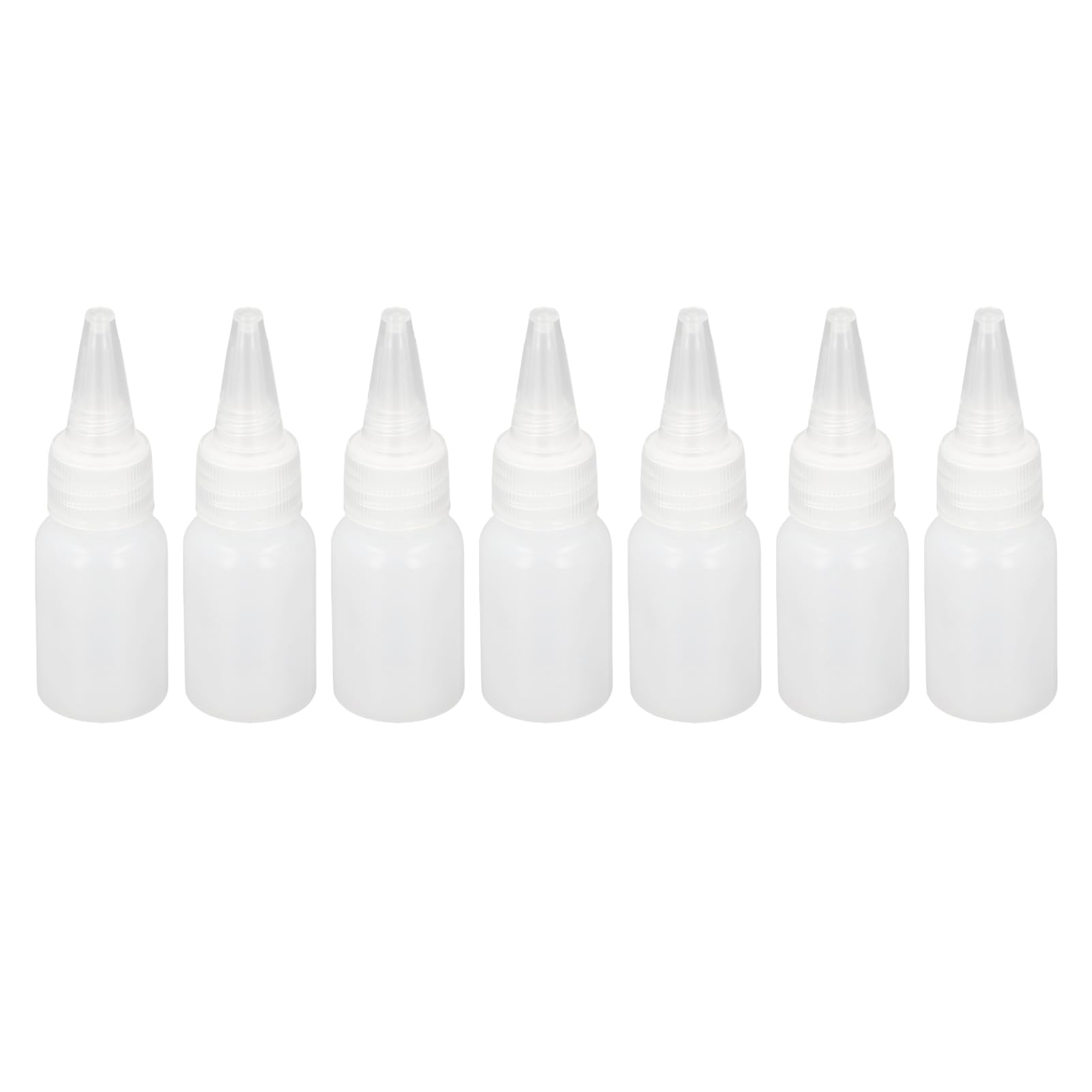 Botellas vacías con punta fina de 0.7 oz para dosificar condimentos, aceites y pintura