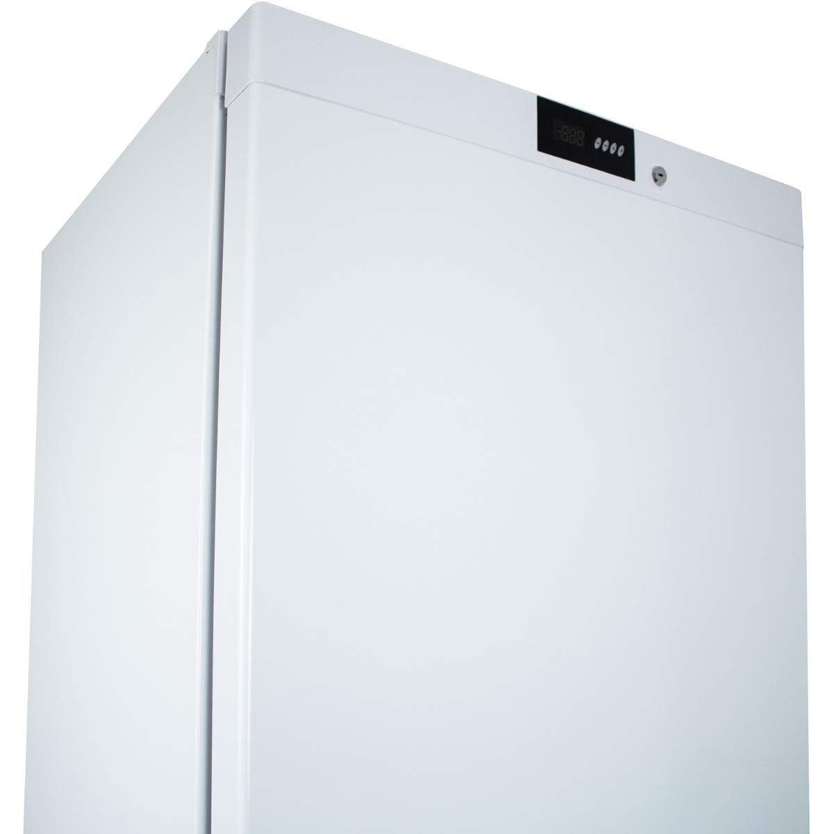 ZORRO Lagertiefkühlschrank ECO 600 Liter F - weiß Gastro Tiefkühlschrank mit Volltüre - R600A - Digitales Thermostat