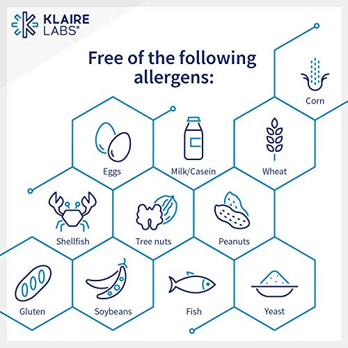 Klaire Labs Biotin 5000Mcg - High Potency Biotin Supplement - Vitamin Involved In Skin & Hair Nutrition - Corn-Free, Small, Easy-To-Swallow Hypoallergenic Biotin Pills (90 Caps) #TOP3