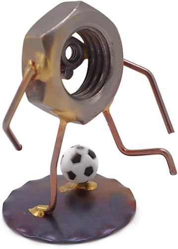 Miniatura 3 de Figura de arte de metal coleccionable hecha a mano, accesorios de escritorio, trofeo, regalo de jefe, decoración de oficina en casa