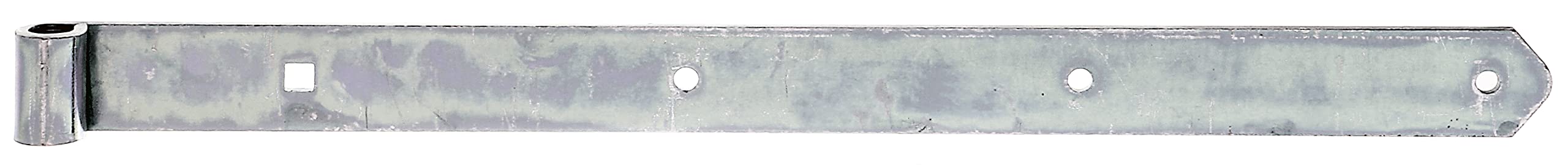 GAH-Alberts 314200 Ladenband – galvanisch gelb verzinkt, Ø16 mm, 600 × 45 mm, abgerundeter Abschluss, in verschiedenen Ausführungen