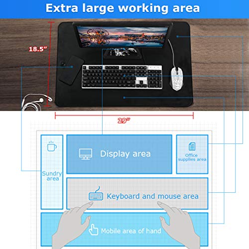 Standing Desk Computer Workstation Stand Up Desks Height Adjustable Sit to Stand Ergonomic Converter Laptop Stands Dual Tabletop Monitor PC Desktop Gas Spring Riser Table Fully Assembled,29\"