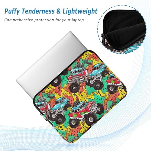 Funda para portátil 13-14 pulgadas con diseño de monstruos miniatura 5