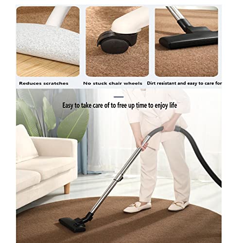 Non Slip Round Office Chair Mat，Heavy Duty Scratch-Resistant Office Rolling Chair Hardwood Floor Mat,Non Slip For Low Pile Carpet Floor Protector，Floor Mat For Home Thicken Chair Mat(27Inch, Red) #TOP6