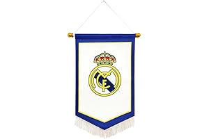 Real Madrid Crest Double Sided Decorative Polyester Pennant