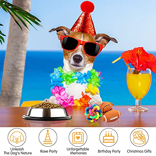6 Pieces Dog Birthday Hat For Pets Party Decoration Accessories Pet Headband Hats Charms Grooming Accessories, Gold, Silver, Red, Blue, Green, Pink #TOP3