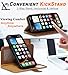Mefon Detachable Wallet Case for iPhone 16 Pro Flip Leather Folio with 4 Card Holder Kickstand, RFID Blocking, Wireless Charging, Microfiber Lining, Lightweight Durable, for Men & Women (Saddle Brown)