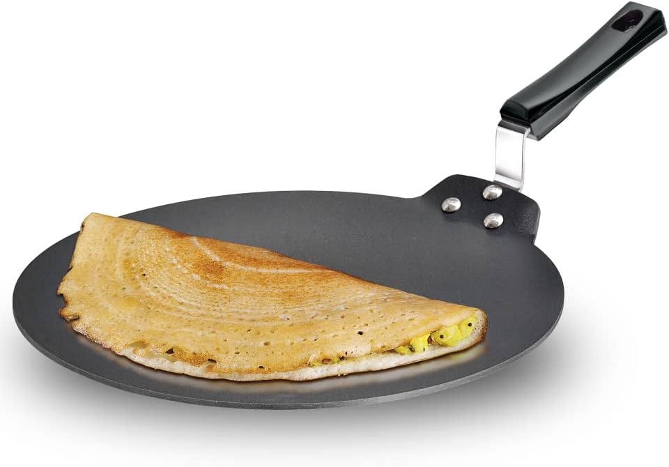 Futura Hawkins Q28 Non-stick Flat Dosa Tava Griddle, 11-inch