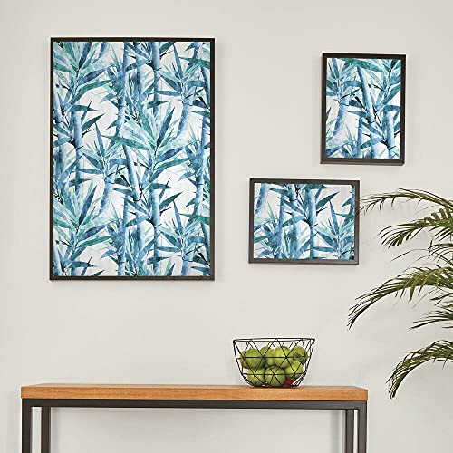 RoomMates RMK11368RL Blue Lucky Bamboo Peel and Stick Wallpaper - Image 3