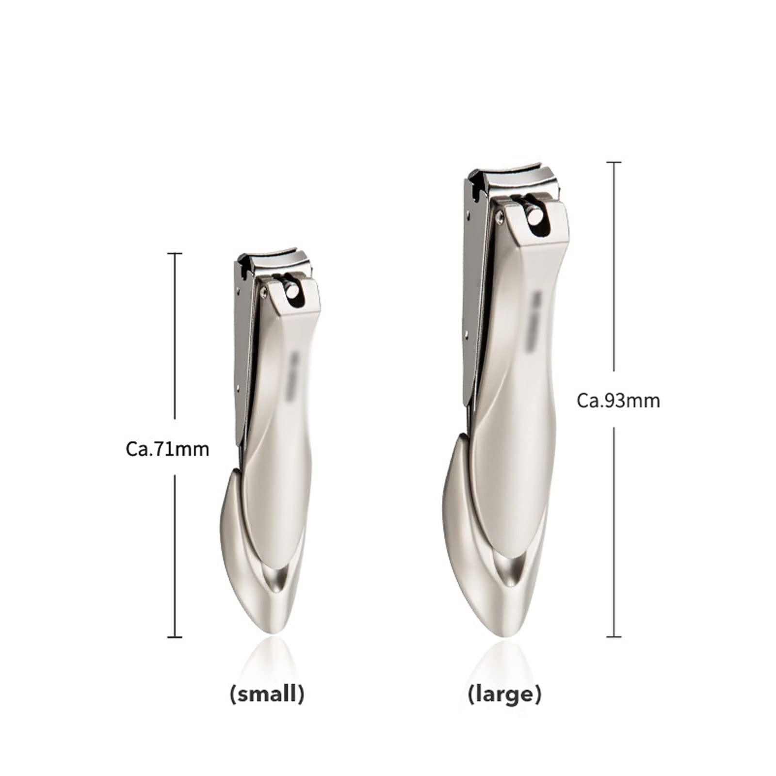 Nagelknipser, Nagelknipser, Edelstahl, spritzwassergeschützt, Fingernagelschneider, Maniküre-Werkzeuge, Bionik-Design, Nageltrimmer, Pediküre-Schere