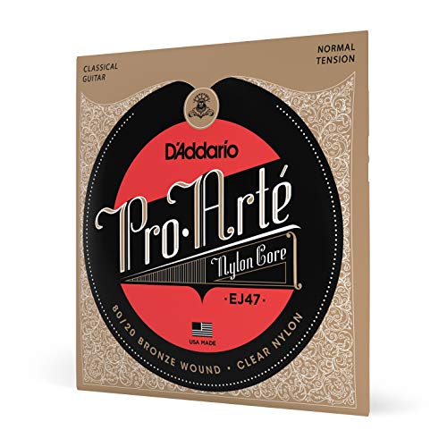 D'Addario EJ47 - Juego de cuerdas para guitarra clásica, material de bronce.028 - .043