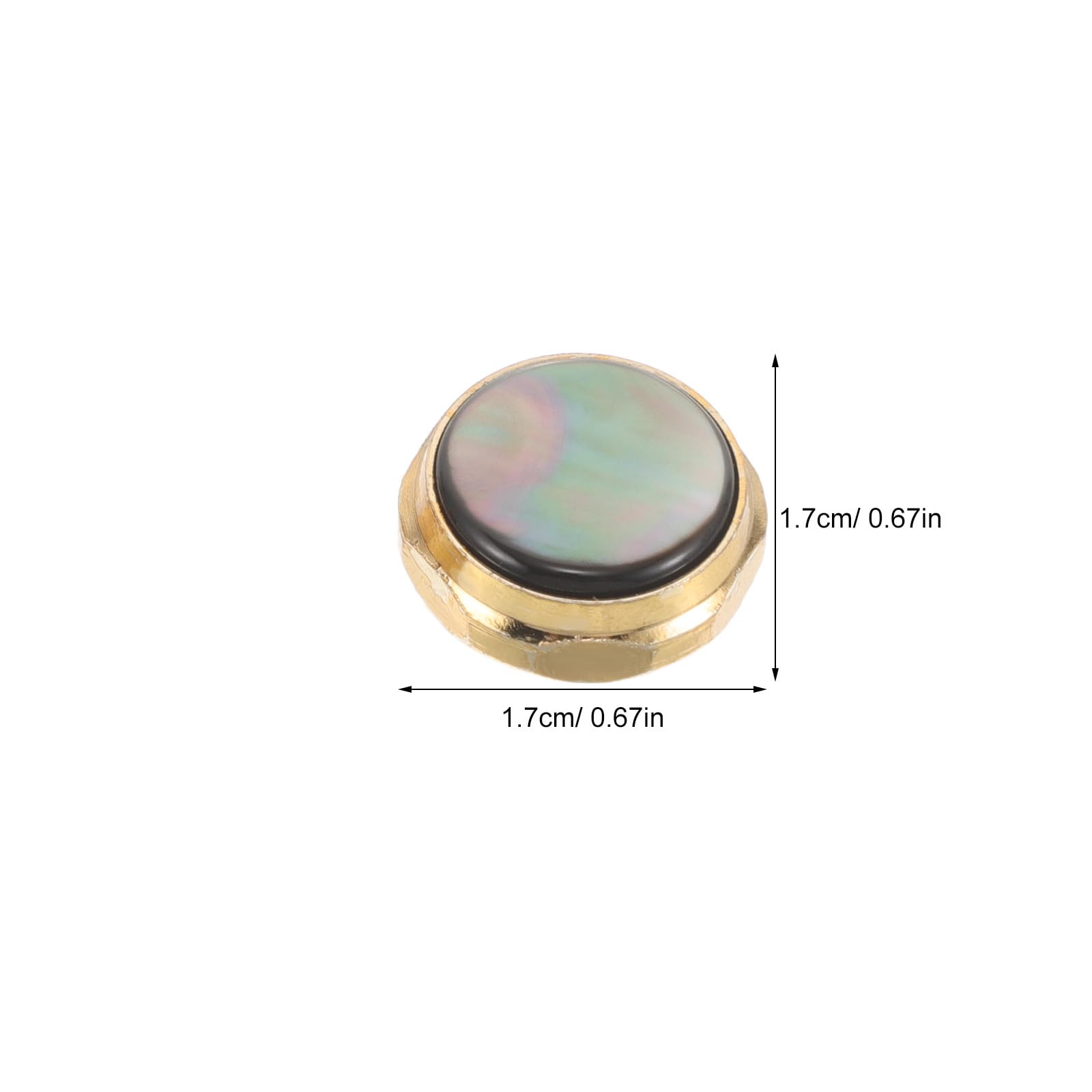 Gatuida Lot de 3 boutons de piston pour trompette et cornet, accessoires de réparation d'instruments de musique, noirs