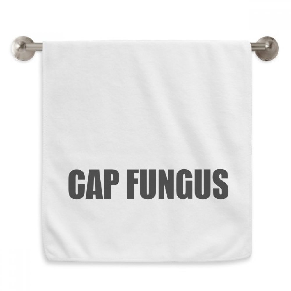 Serviettes moelleuses champignon au tissu blanc absorbant et durable