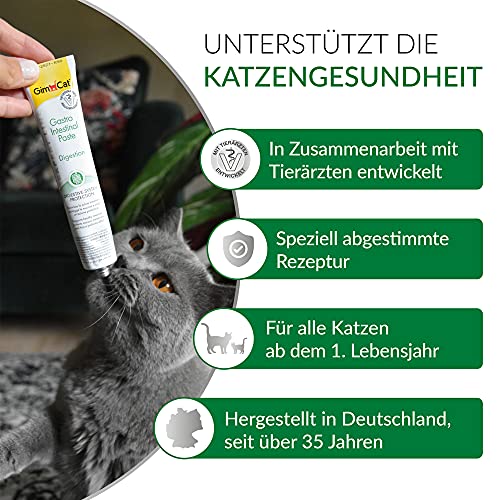 GimCat EXPERT LINE Gastro Intestinal Paste - Functional cat snack that supports digestion and the intestinal flora – 1 tube (1 x 50 g) - Image 6