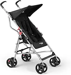 Carrinho Guarda-Chuva Pocket 6M-15kgs Preto Multikids Baby BB327