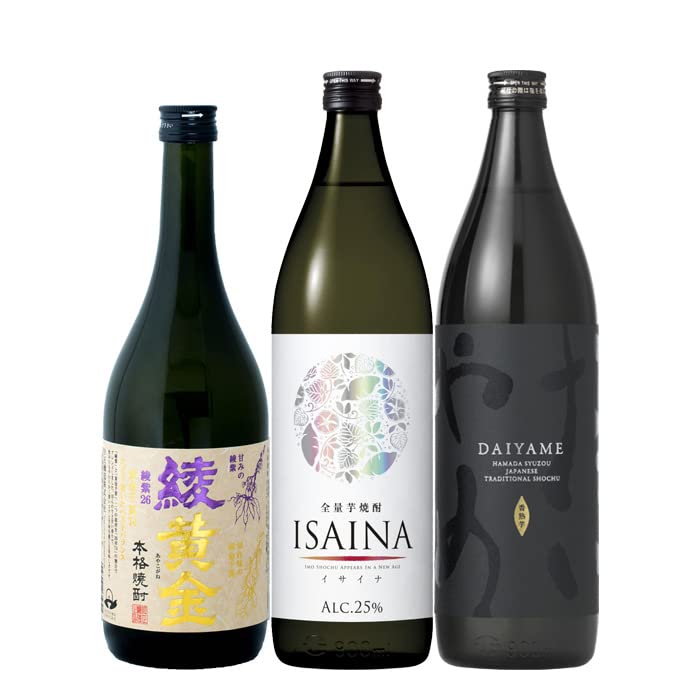 Amazon.co.jp: フルーティー 芋焼酎 3本 飲み比べセット 720ml